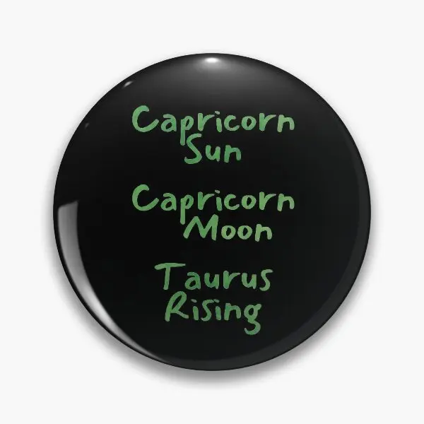 Capricorn Sun Capricorn Moon Taurus Risi  Soft Button Pin Cartoon Jewelry Funny Lapel Pin Decor Badge Creative Lover Clothes