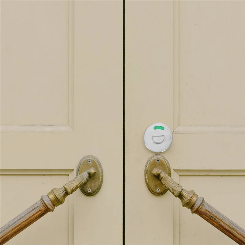 신선한 빨간색과 녹색 표시기 잠금 욕실 점유 표시 도어 데드 볼트 번호 구리 Rv 래치 화장실 잠금 장치 아기 휴대용
