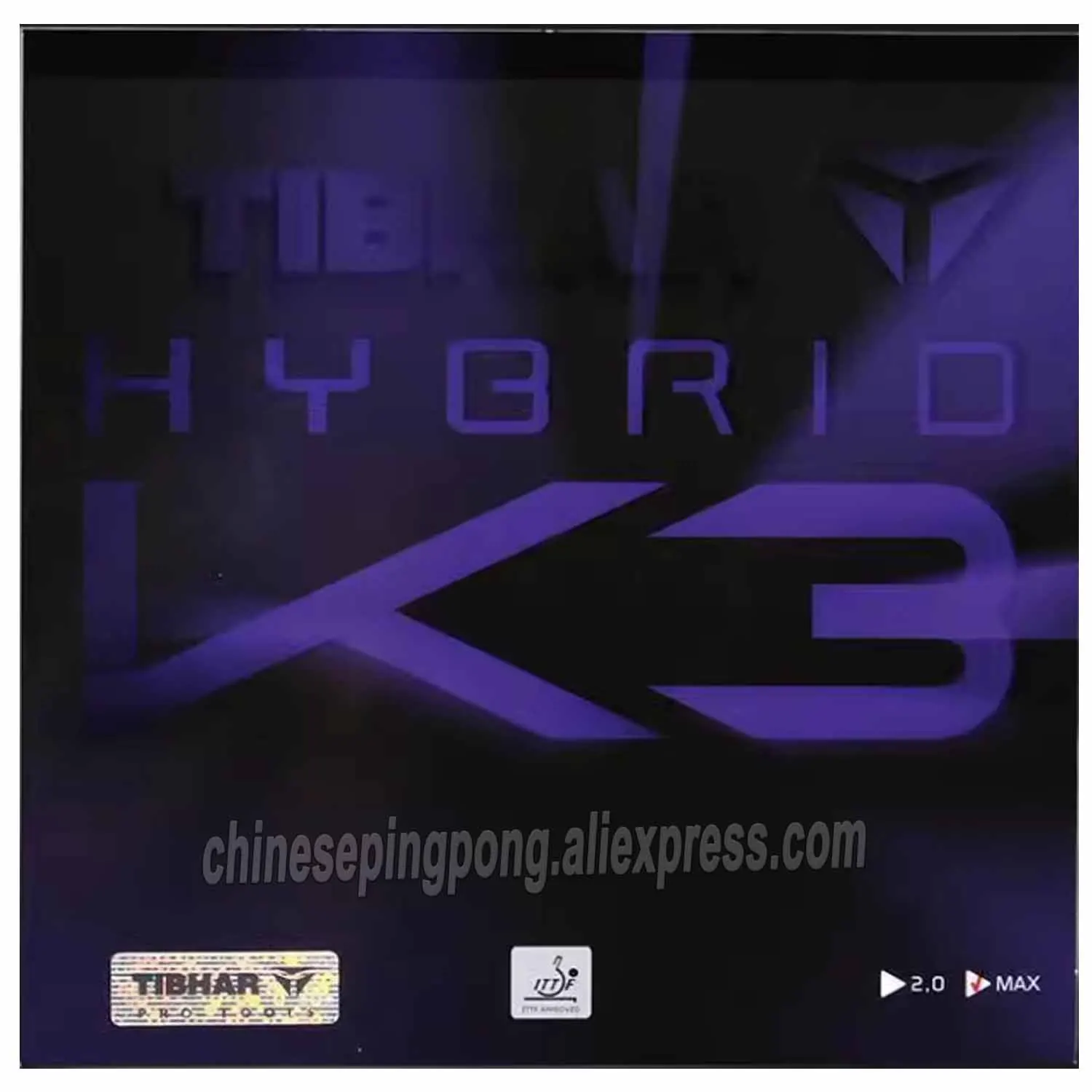 

TIBHAR HYBRID K3 Table Tennis Rubber Original Sticky Ping Pong Rubber Sheet with Pre-tuned ESN Cake Sponge