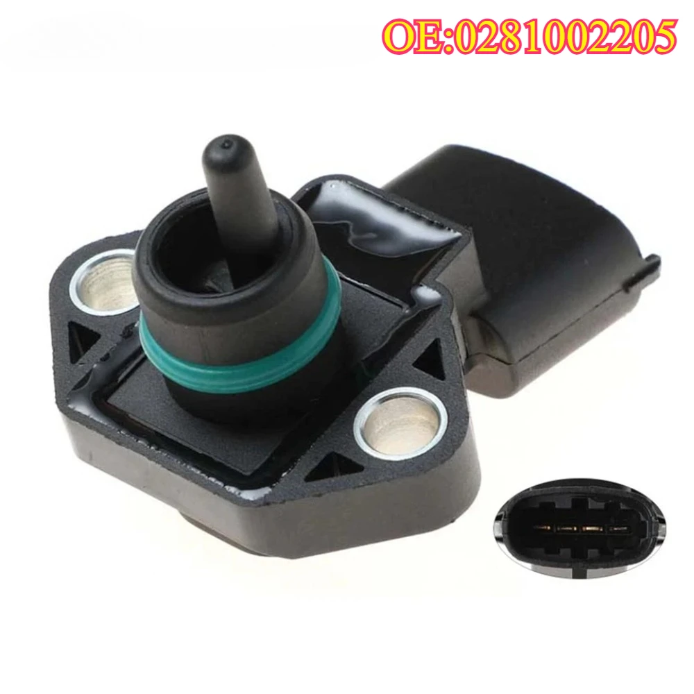 

High quality New For 0281002205 Manifold Intake Pressure MAP Sensor For Chrysler Dodge Fiat Iveco Land Rover Discovery