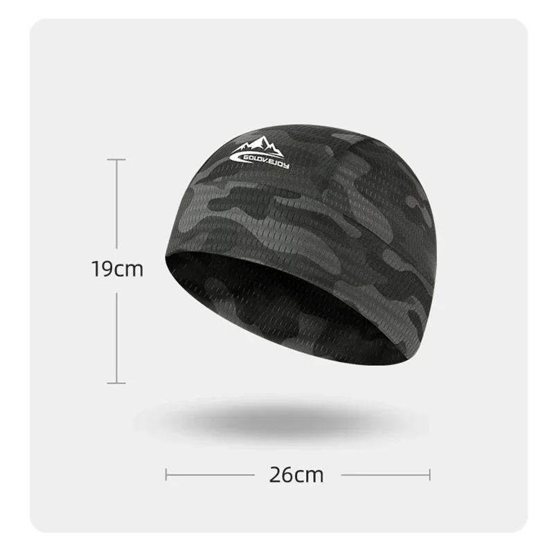 Berretto da ciclismo Quick Dry cappello sportivo anti-uv Cooling Skull Cap fodera per casco berretto per bici da esterno MTB cappello da corsa per