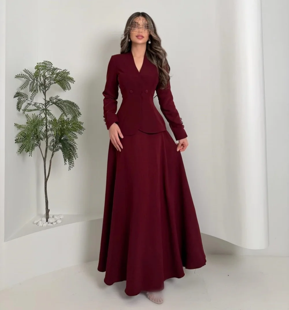 

Индивидуальный пошив: Элегантное вечернее платье с плиссировкой, V-образным вырезом, пуговицами, А-силуэта, длинное, для вечеринок, выпускных и торжественных мероприятий