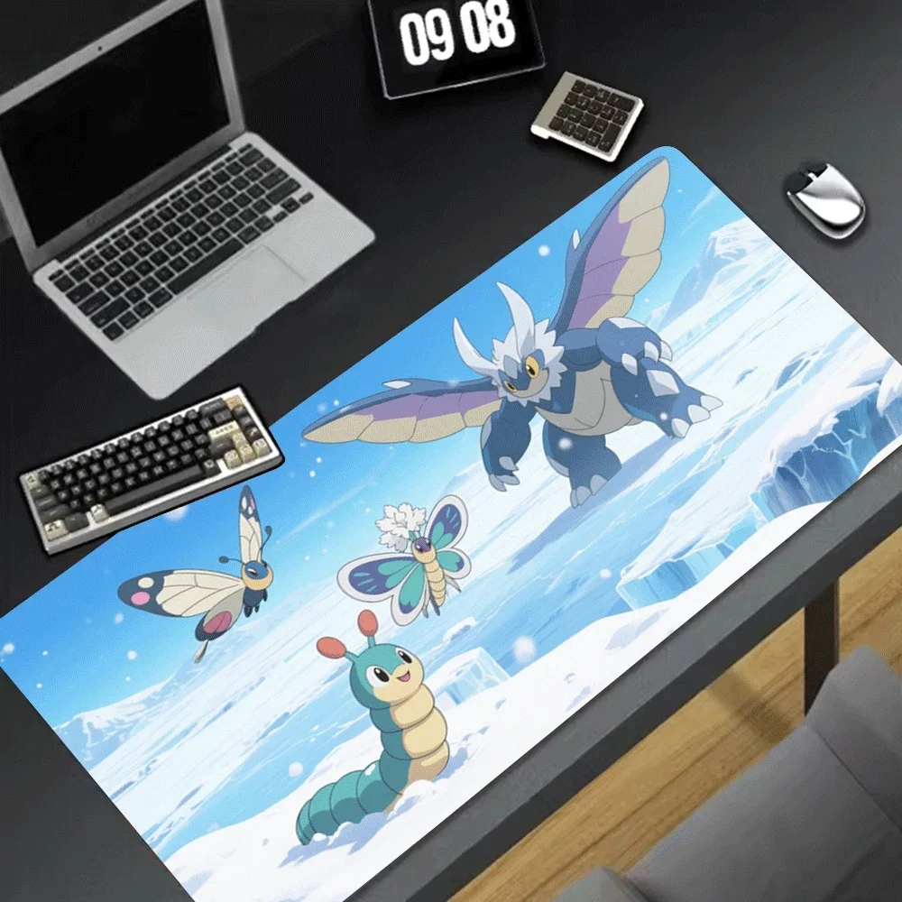 

Pokemon Sun & Moon Desk Pads Accessories Gamers Keyboard Pads Bulbasaur Anti-Slip Rubber Diy Desk Set Sword & Shield Anime