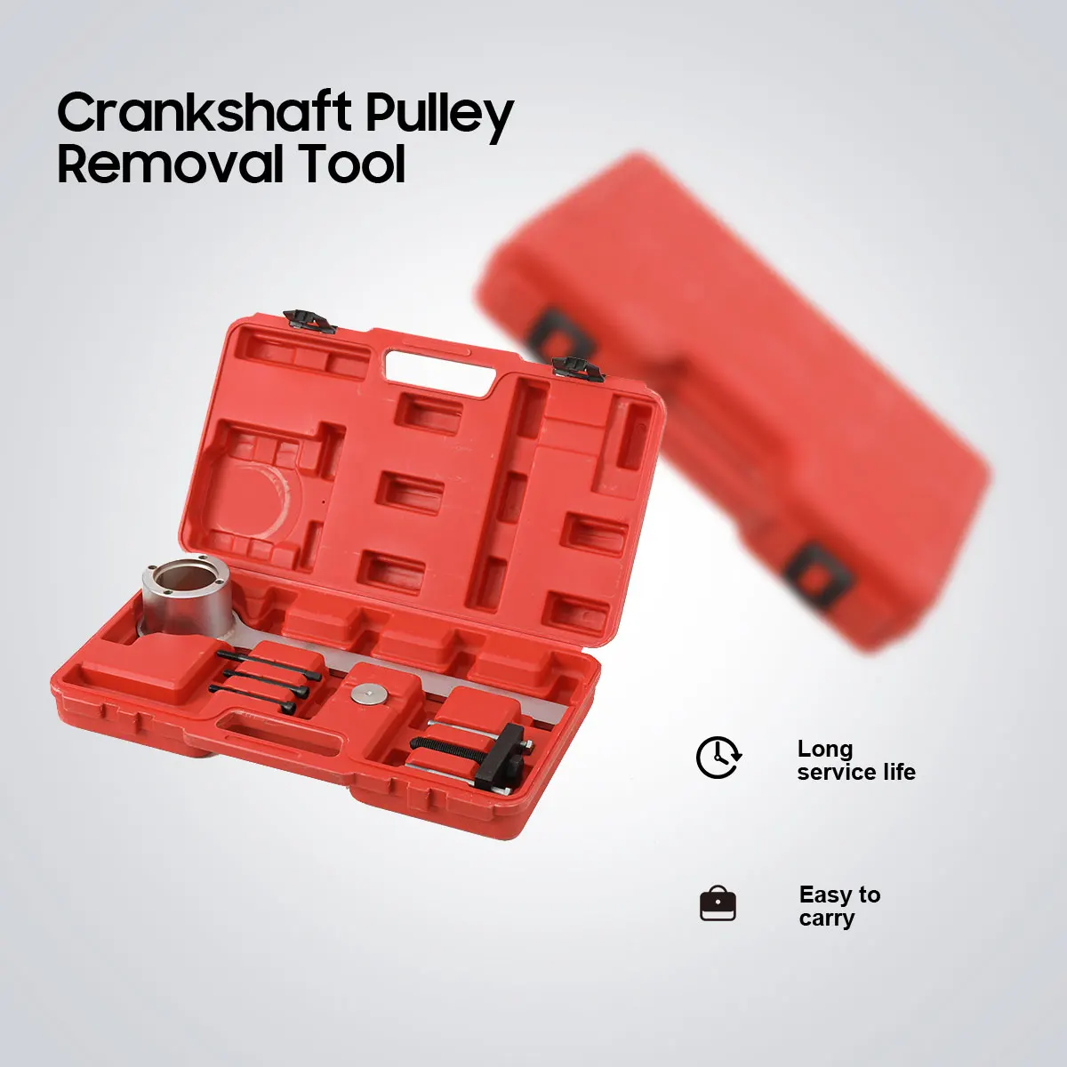 

Crankshaft Pulley Removal and Fixing Tool Set Engine Crankshaft Pulley Tool for Jaguar Land Rover