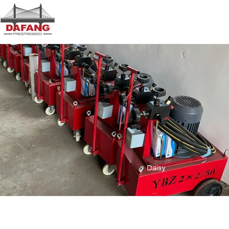 3L 4L/min 63MPa 500 Bar High Pressure Electric Oil Pump 4KW 3000W Motor Plunger Pump Hydraulic Power Station for Rebar Tension