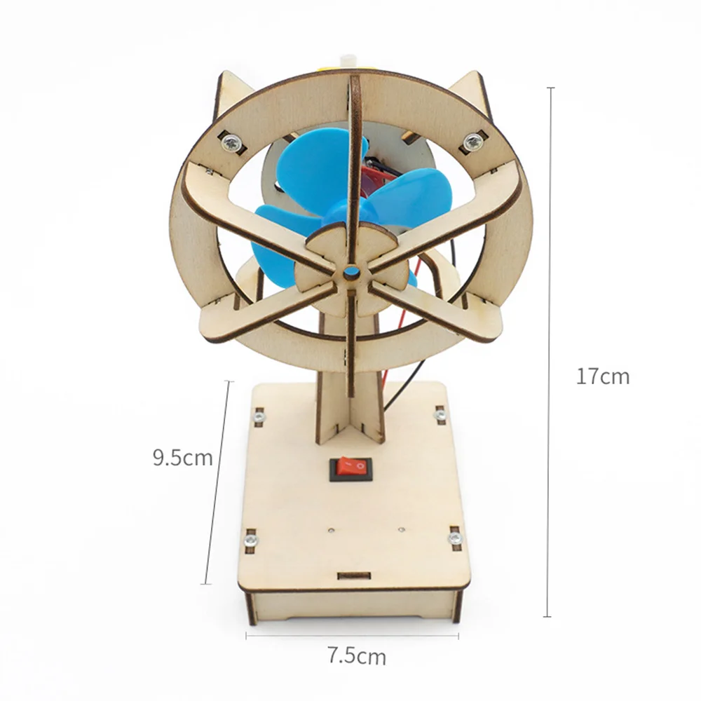 DIY Electric Fan Model DIY Assemble Kit DIY Electric Fan Kit Electronic Science Experiment Production Kit