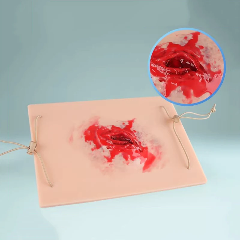 

Trauma Model Wearable Simulation Trauma Wound Skin Training Module Hemostasis Practice Model