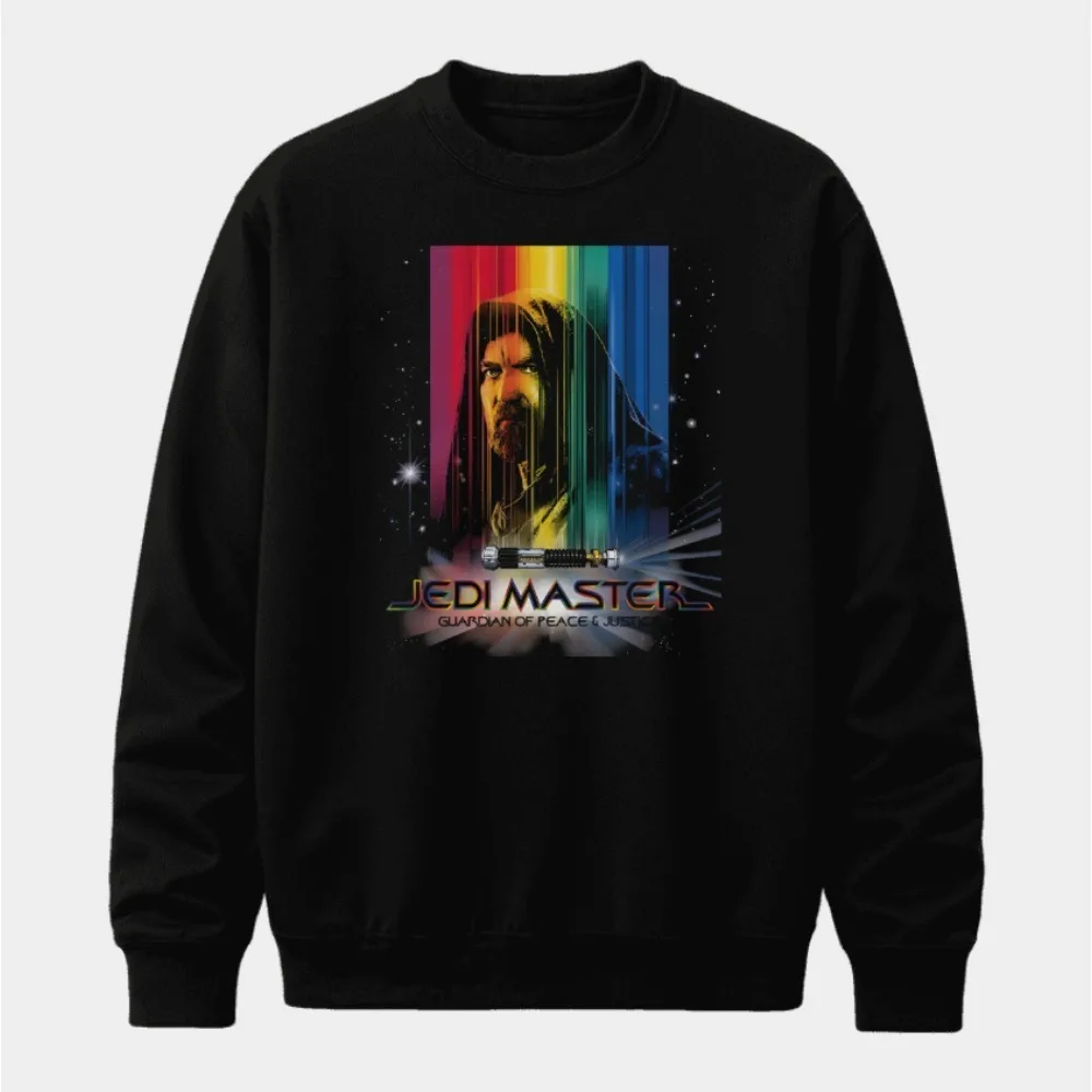 American Star Wars Printed Round-neck Sportswear for Men and Women Loose and Comfortable Cotton Sportswear for Autumn Sports