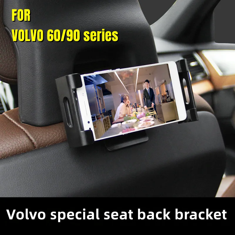 

For Volvo 60/90 xc60 xc90 s90 v90 s60 v60 v90CC v60CC Car Back Seat IPAD Mobile Phone Holder Mount Accessories Parts