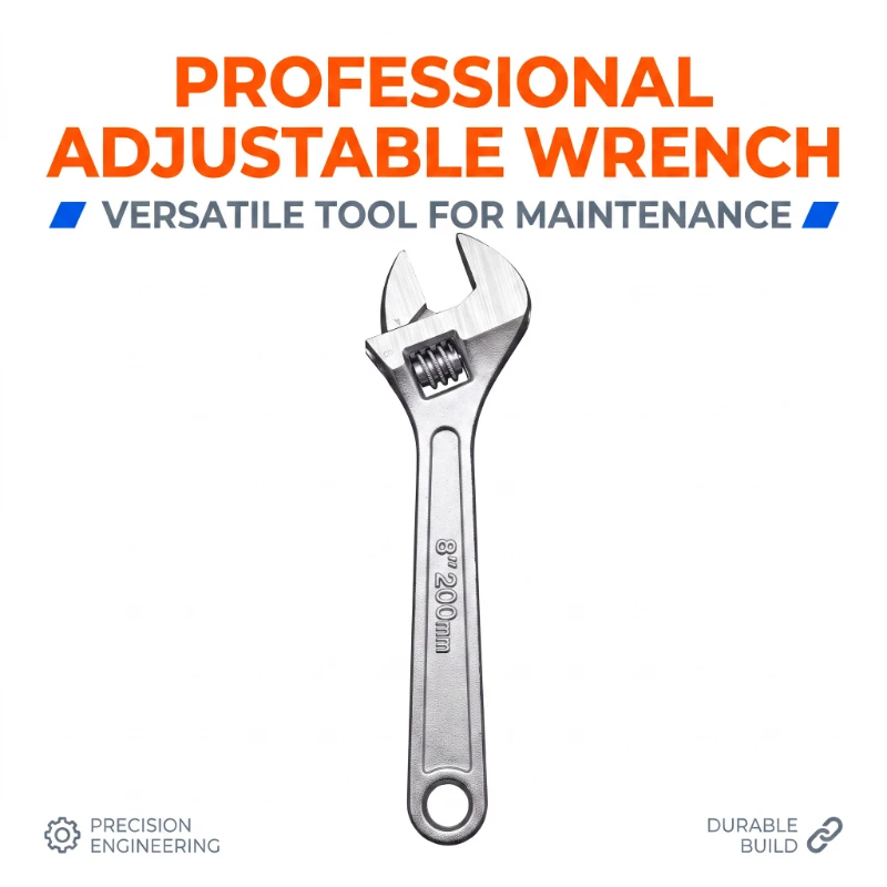 Adjustable Wrench 6 8 10 12 Inch 150 200 250 300mm Plumbing Tool