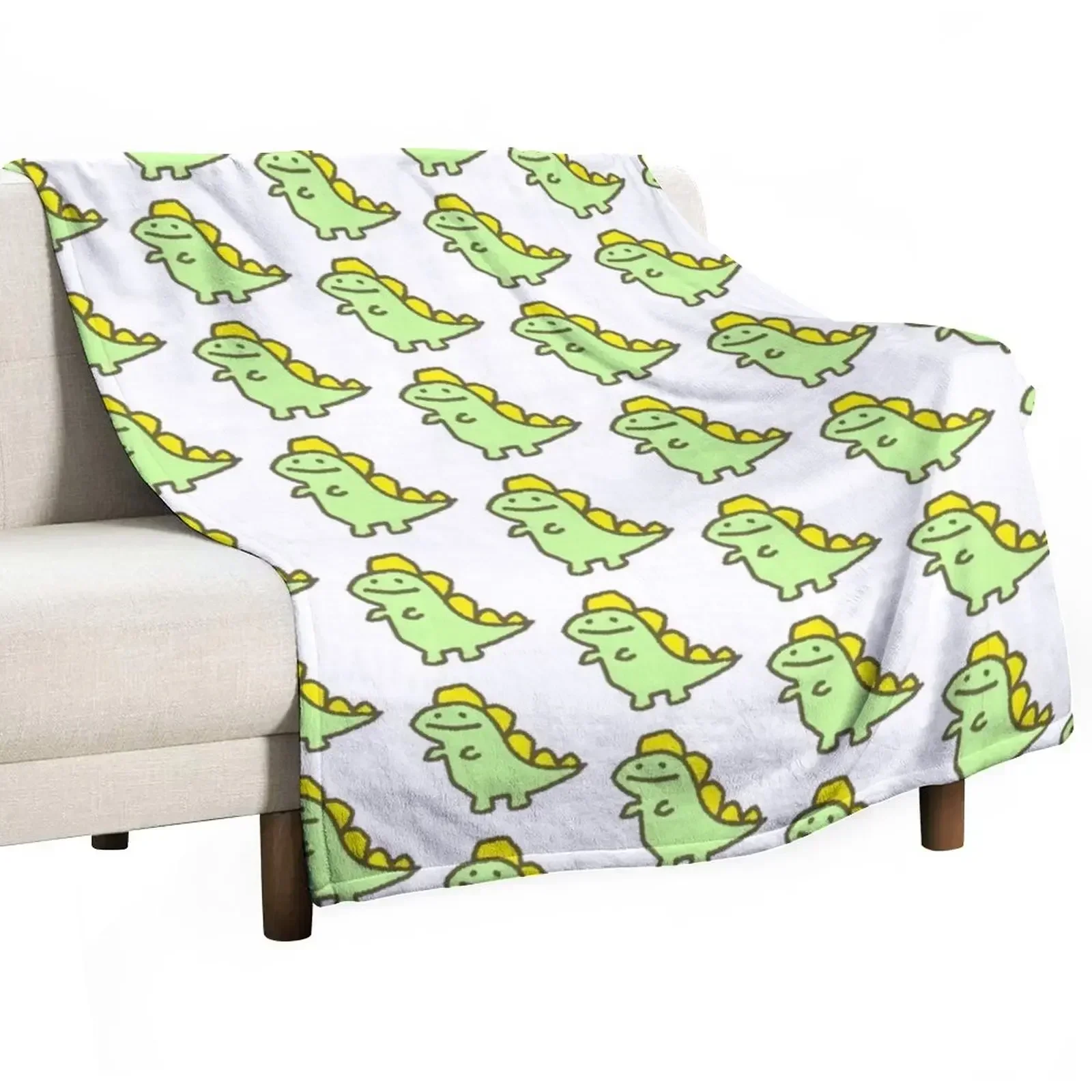 

Dinosaur sticker whatsapp Throw Blanket Luxury Thicken Luxury St Decorative Beds Flannels Blankets