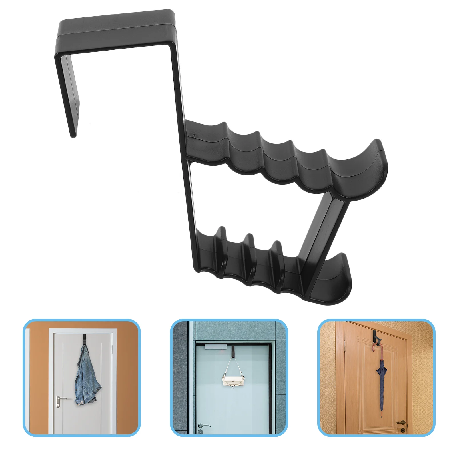 

Door Hook No Drilling Over Door Hanger Durable Minimalist Clothes Hat Bag Organizer Hanging Hook Hooks for Hanging Coats
