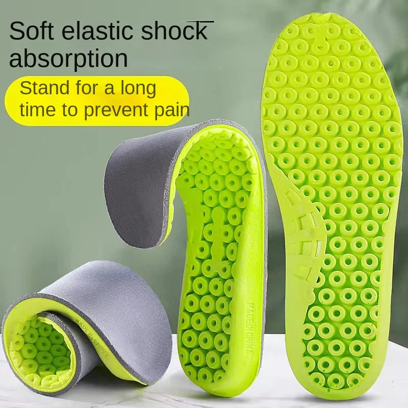 

1 Pair Anti-slip Template Non Slip Shoe Pads Women Insoles Sports Soft Breathable Sweat-wicking Deodorant Shoes Insoles