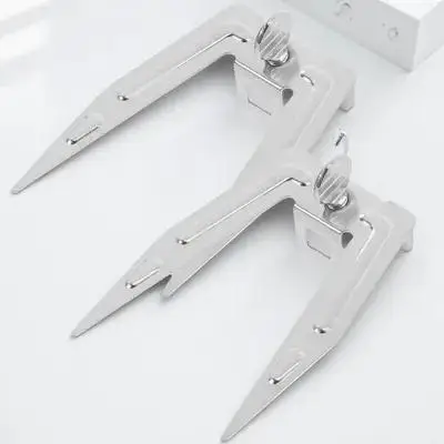 

2pcs Stainless Steel Roast Chicken Forks Air Fryer Accessories Kitchen Gadget For Rotisserie Grilling Oven Bbq Meat Fish Tool