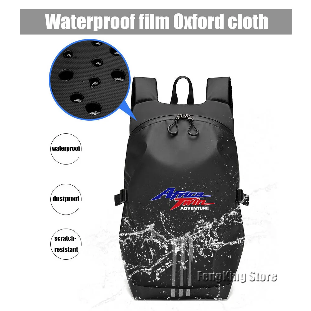 لهوندا أفريقيا التوأم CRF1100 CRF 1100 L فارس على ظهره دراجة نارية خوذة حقيبة معدات السفر مقاوم للماء وسعة كبيرة