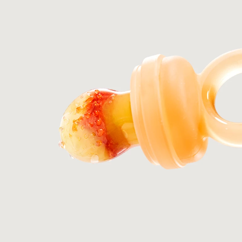 OUYUN Baby Silicone Baby Fruit Feeder Food Supplement Pacifier Molar Stick Supplementary Portable Kids Boys Girls Fruit Supp