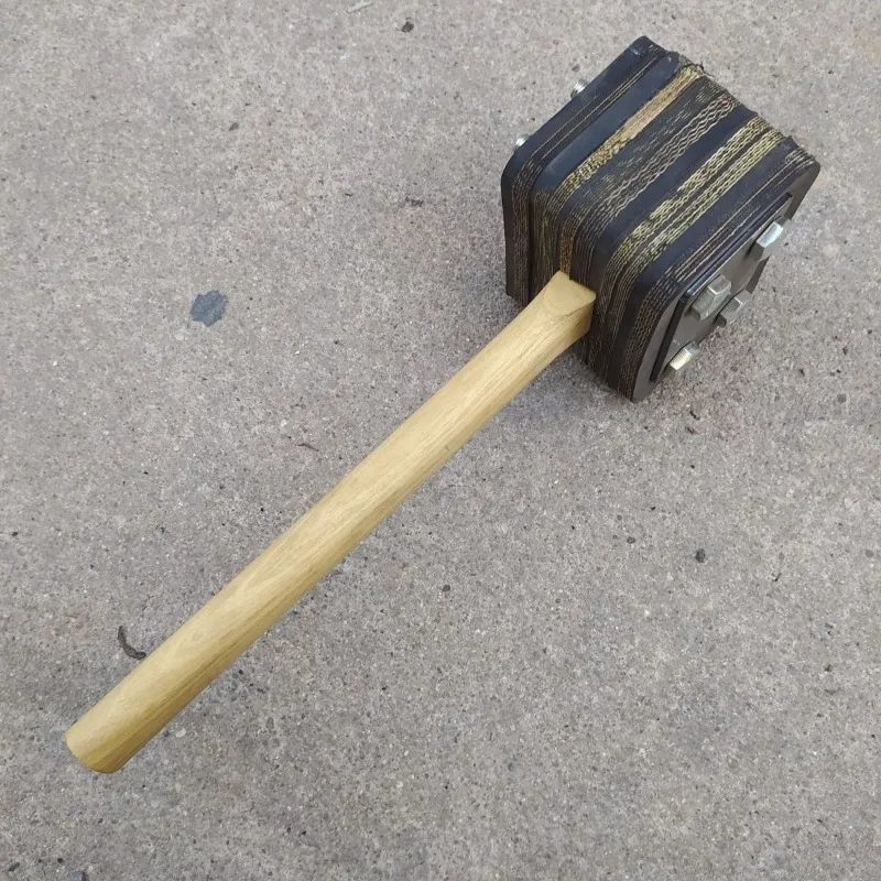 

Многофункциональный резиновый молоток для мраморной плитки, пола, профессиональный резиновый молоток с деревянной ручкой, ручные инструменты для строительной площадки