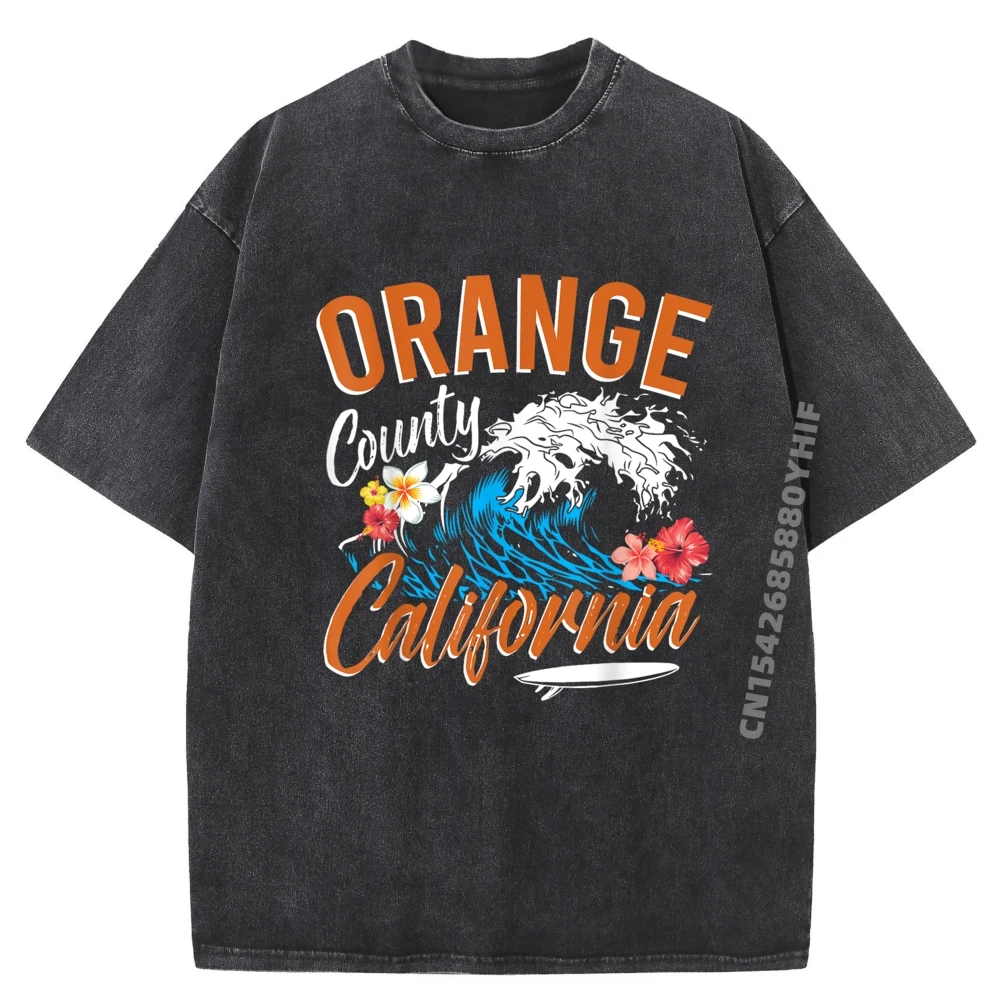 

Топы и футболки в стиле хип-хоп, забавные футболки, футболки с принтом Orange County California Ocean Surfing, мужская уличная стираная одежда