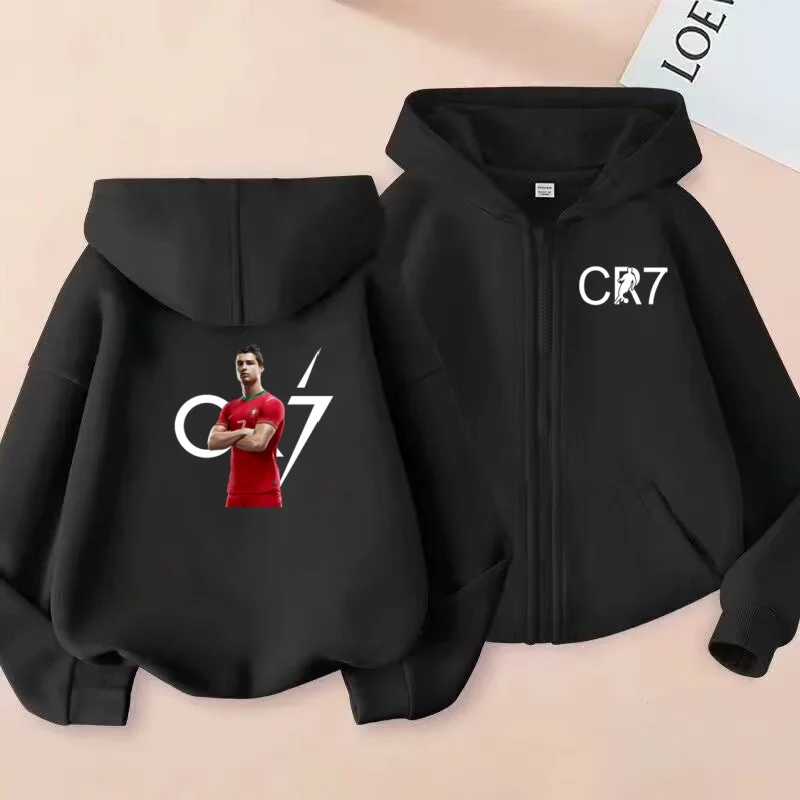 

Children's Sports Tops, Versatile and Comfortable Coats, Boys' and Girls' Hooded Zipper Shirts, Sweatshirts, Loose Sports Styles