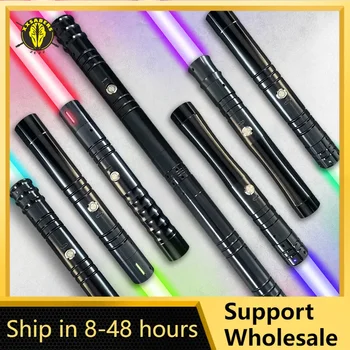Lase Sabre Sabre de Luz Pesado Duelo 13 RGB Mеч дже Бя FOC Bladed 56 CM лаз Daar 이Cosplay Crianças Brinquedos Jedi Espada Laser Sabre De Luz