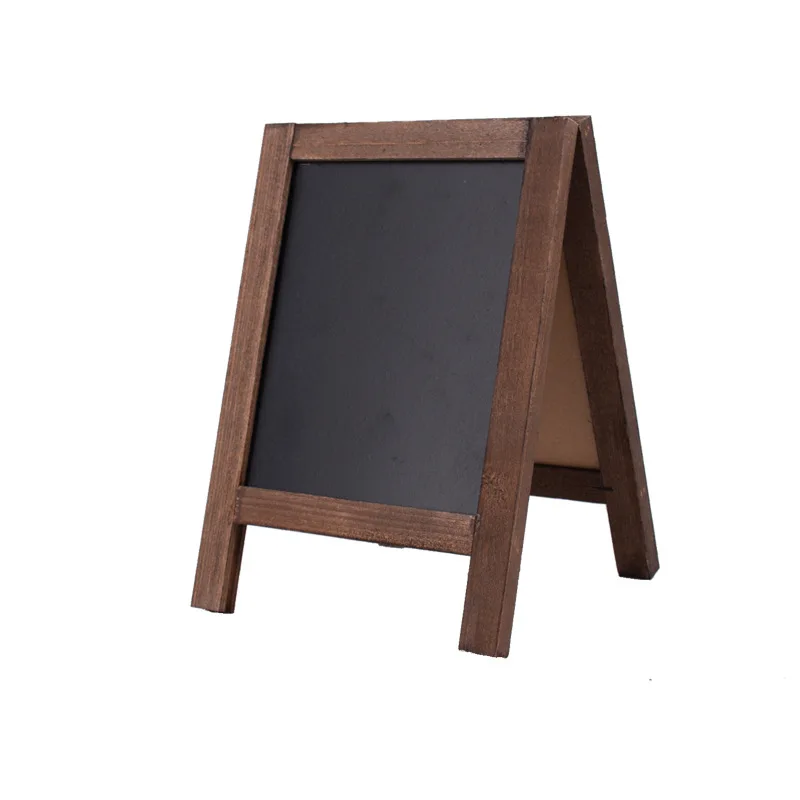 

Mini creative small blackboard bracket home decoration message advertising board cafe cork display board