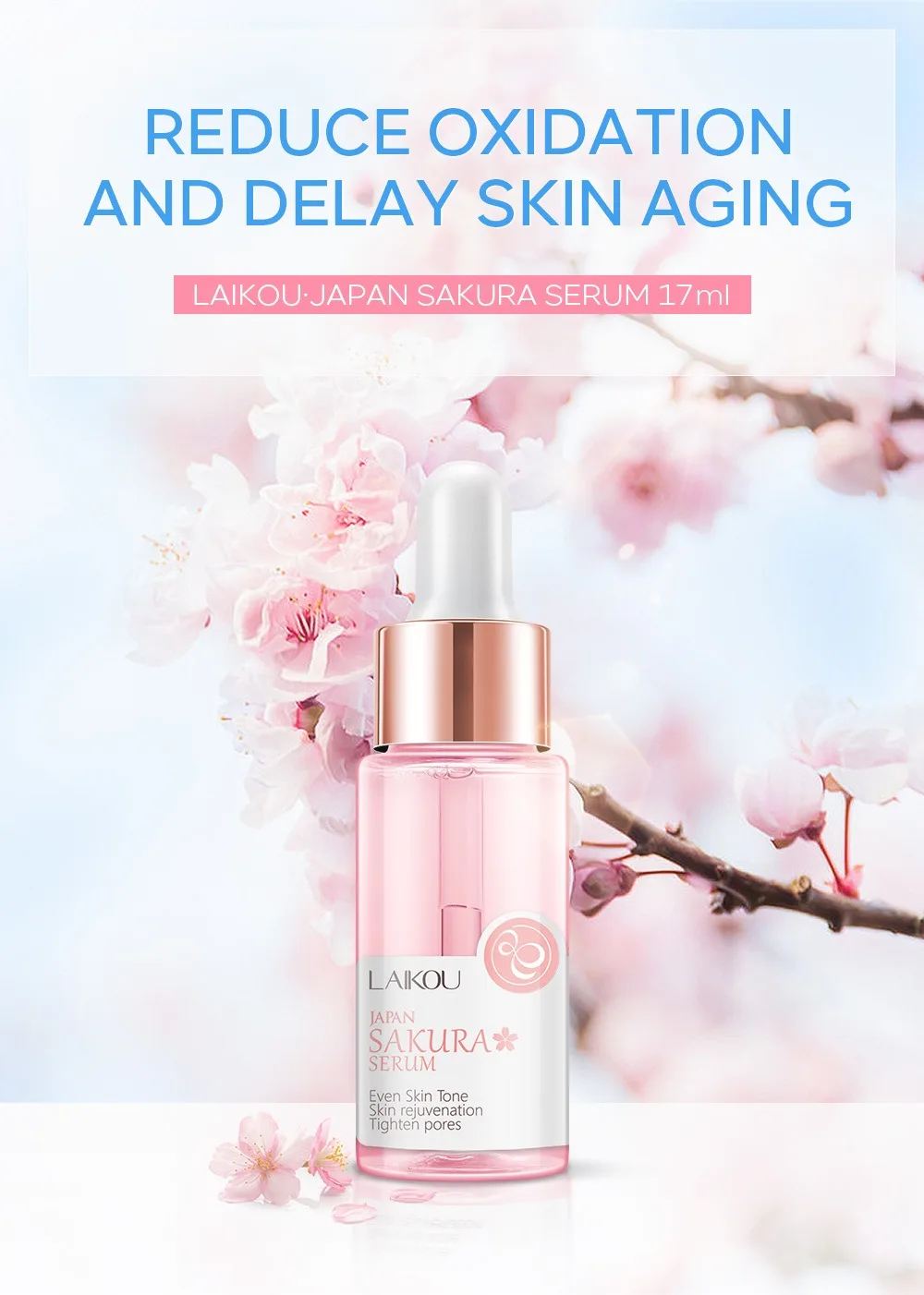 Cherry Blossom Cream Facial Essence With Cherry Blossom Extract Sakura Facial Essence For Facial Firming Moisturizer Hydrating