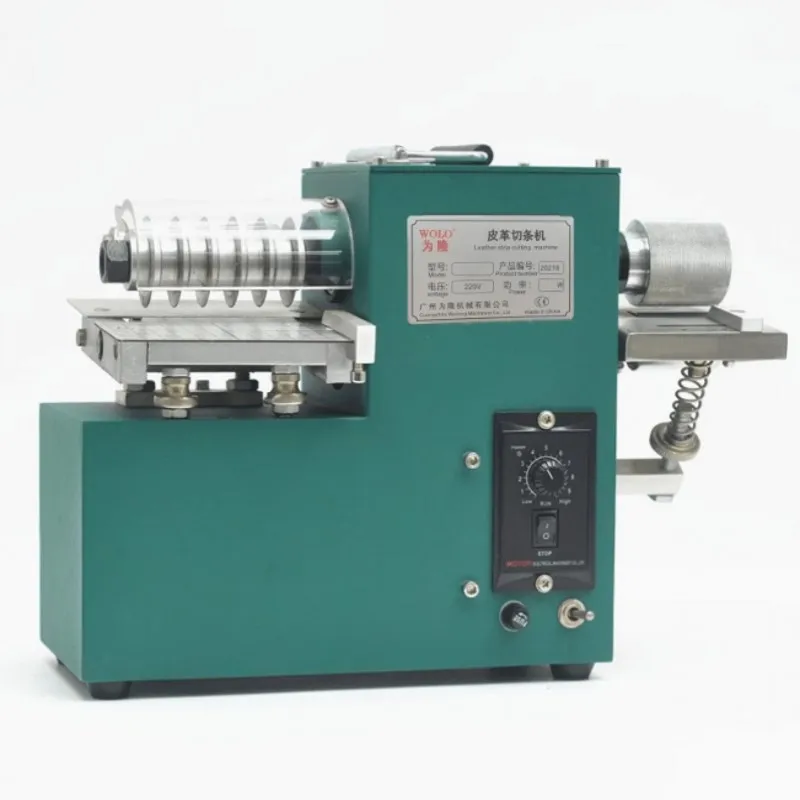 

85mm Automatic Single Head Leather Strip Cutting Machine Cutter with Foot Panel