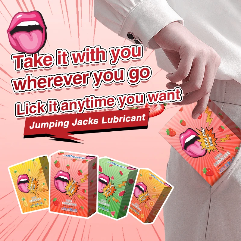 Comestible Candy Oral Lubricant Duo Fruity Tingling Sensation Liquid Foreplay Fun Yoni Gel Sex Intime Lubricant Vaginal Gel 4