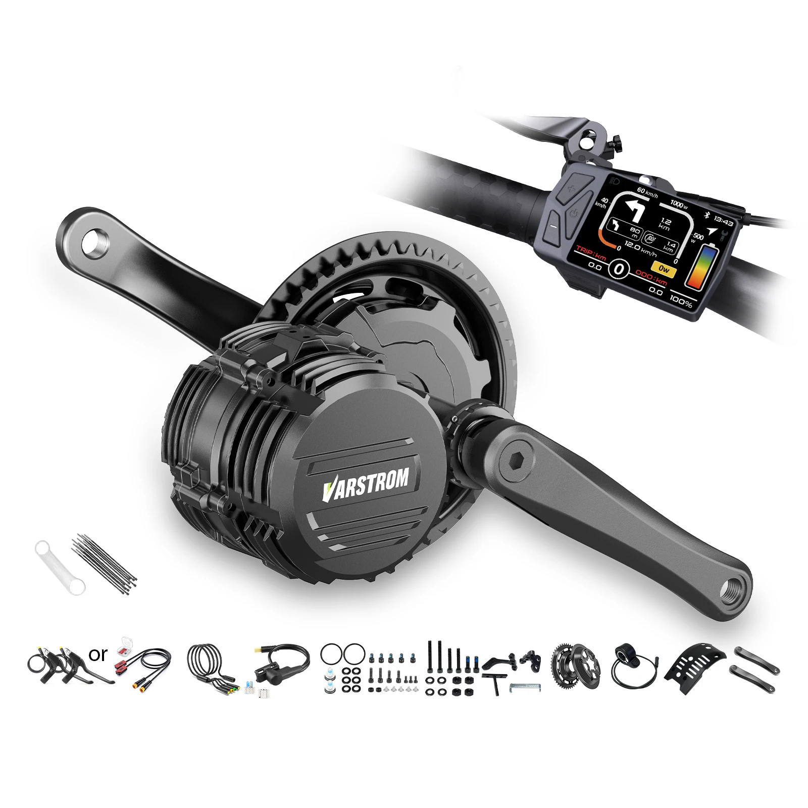 Tongsheng TSDZ8 750W TSDZ2B 250W 500W TSDZ16 1000W Motor Kit Mid Drive Torque Sensor E-Bike Kits Umwandlung Motor Elektrofahrrad