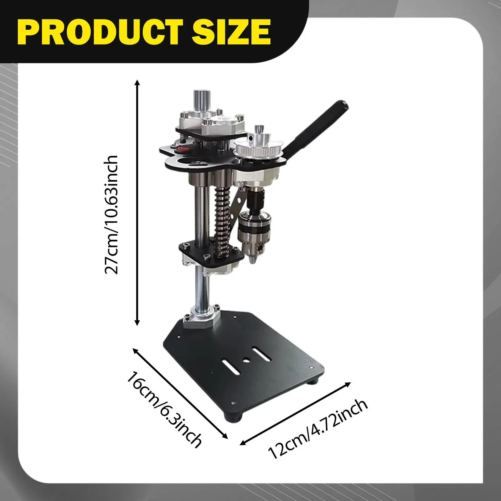 

Electric Tapping Machine Drill Stand Professional Desktop Durability Sturdy Auxiliary Tool for 997 Motors 775 795