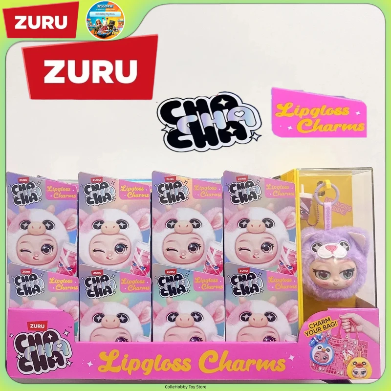 Zuru Cha Cha Character Big Head Doll Keychain Blind Box Diy Bag Charm Fashion Accessory Collectible Toy Teens Birthday Gift