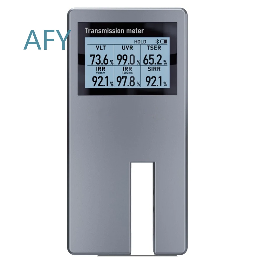 Digital Car Window Film Solar Power Transmission Meter for FOSHIO Infrared UV Energy Rejection Transmittance Tester