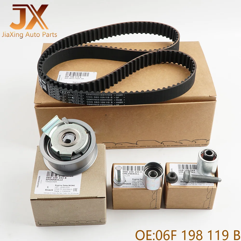 06F198119A B Timing Belt Kit Water Pump Chain Tensioner For TT A6 Eos Jetta Leon 06F121011 06D109119B 06D109243B 06D109244E