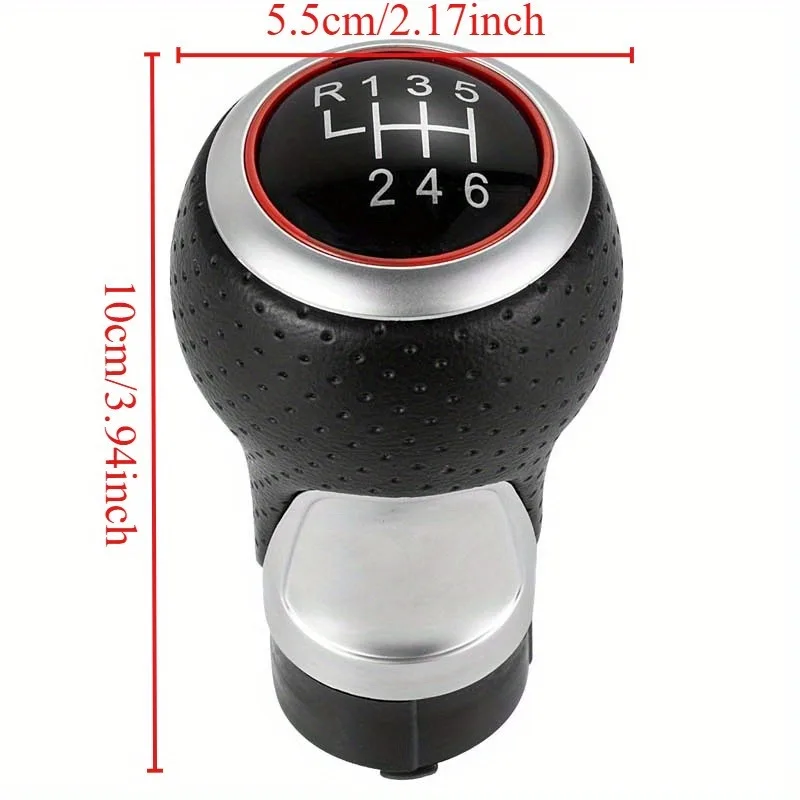 Suitable for Audi A3 S3 8p 2003-2013 A4 S4 Q5 S-Line 2007-2015 shifter car shift knob 12mm 5/6 speed handle