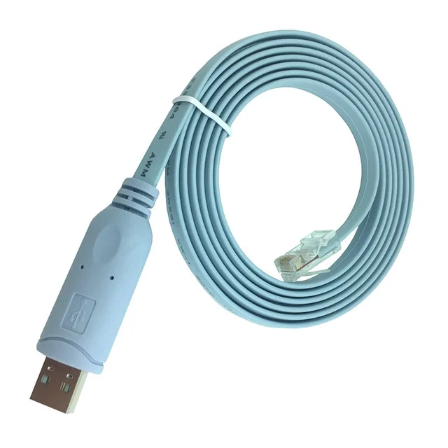 USB Extension RJ45 Console Cable FTDI USB to RJ45 FT232R Chip+RS232 Level Shifter For Cisco H3C HP Mobile Router 1