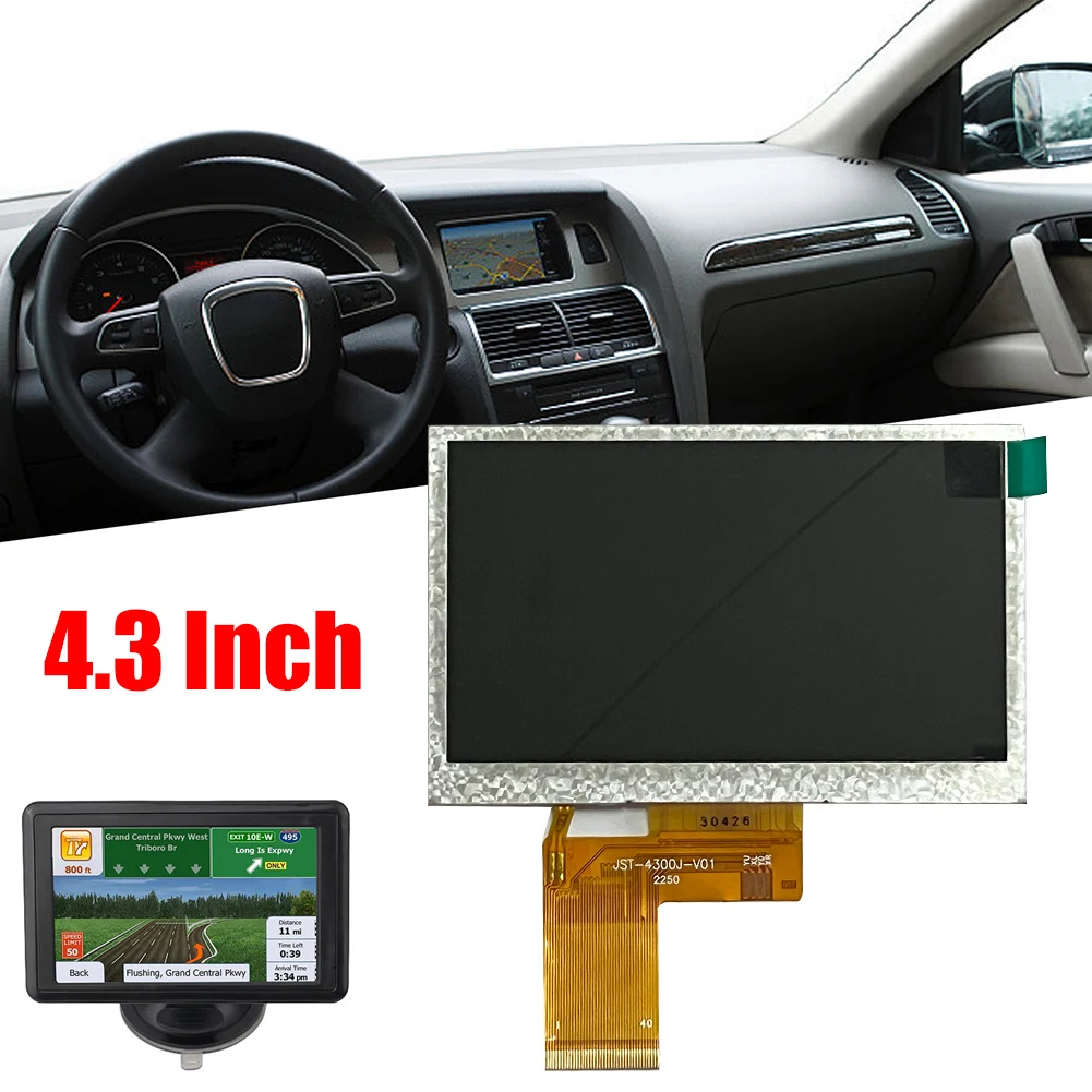 شاشة عرض TFT LCD 4.3 بوصة 40 دبابيس HD 480x272 شاشة بديلة لإصلاح مشغل فيديو السيارة وشاشات السيارات