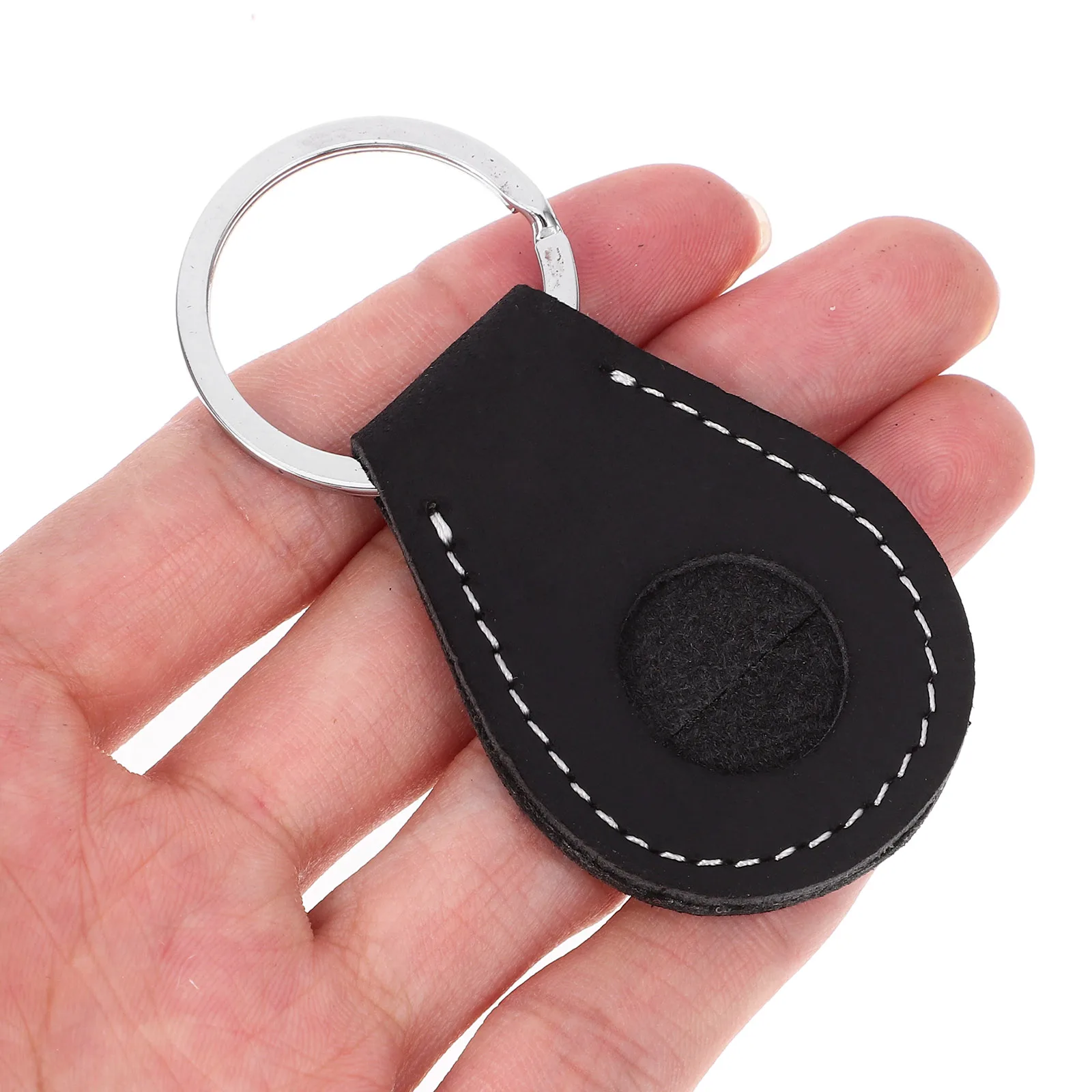 

Keychain Case Men Opaque Access Card Cover Delicate Pendant Black Decor Cute Keychains Man