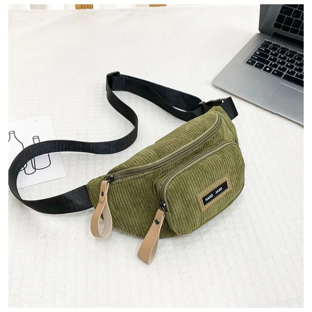 Bolsa de veludo para crianças, grande capacidade Crossbody Bag, zíper esportivo, prova d'água, moda