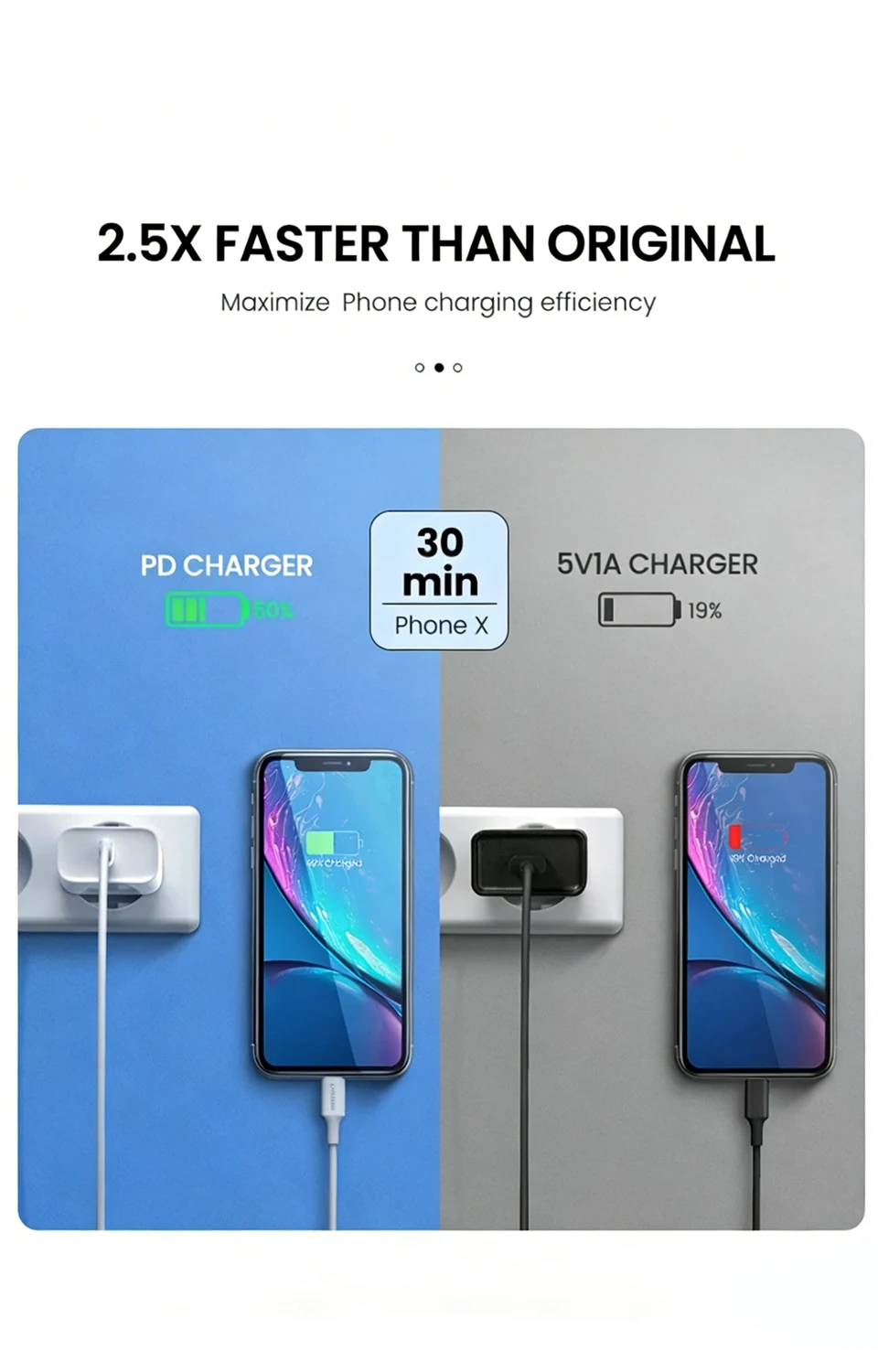 40W Fast Charger For Apple Original iPhone 18 17 16 15 7-14 Pro Max Type C To Lightning Fast Charging USB C Cable Quick Charger