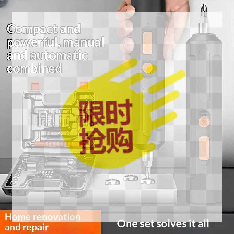 Electric Screwdriver Battery Rechargeable Cordless Screwdriver Powerful Impact Wireless Screwdriver Drill Electric Screw Driver