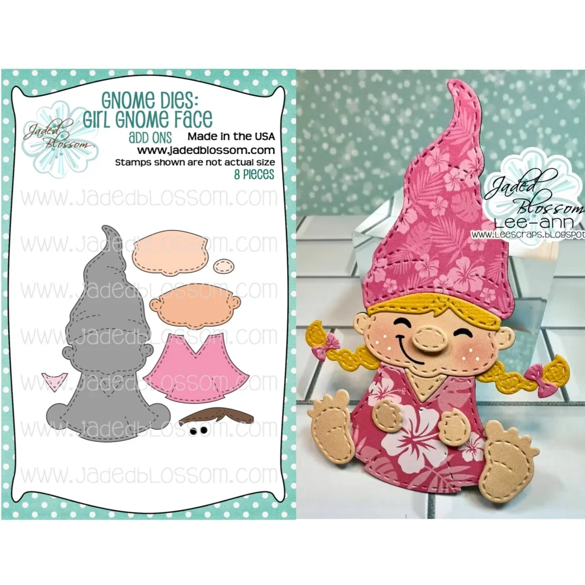 

New Gnome Gril Face Metal Cutting Dies For DIY Making Card Scrapbook Embossed Paper Album Craft Supplies Template Decoration