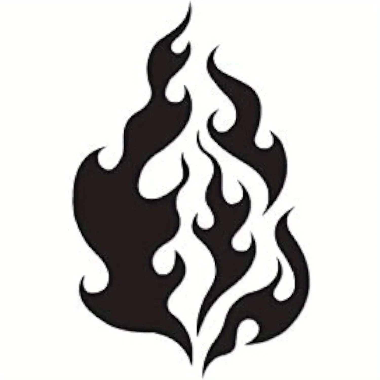 

1 шт. модная наклейка с племенным пламенем для автомобиля и мотоцикла, смелая наклейка для индивидуальной настройки автомобиля и мотоцикла и энергической атмосферы