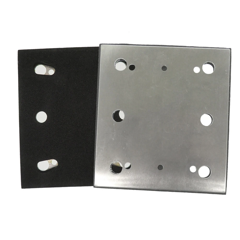 Backing Plate Sander Pad Workshop Equipment 1 * 1 PC Aluminum Plate + PU Foam 1/4 Sheet 100*110mm Square Pratical