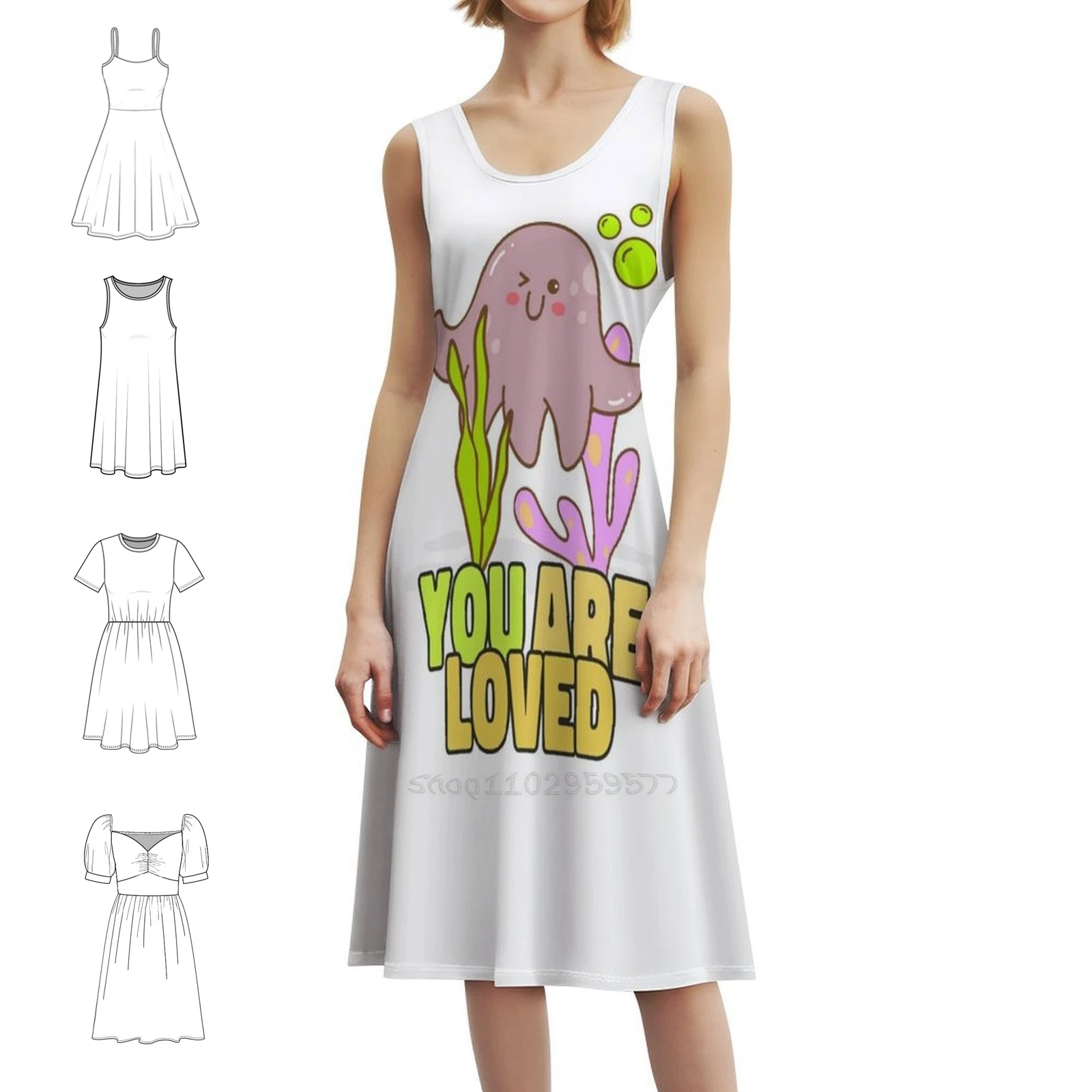 Baby Is Loading / Baby On Board فستان كاجوال على الطراز الكوري للنساء فساتين مكتب يومية بسيطة للسيدات طفل يحمل الحمل