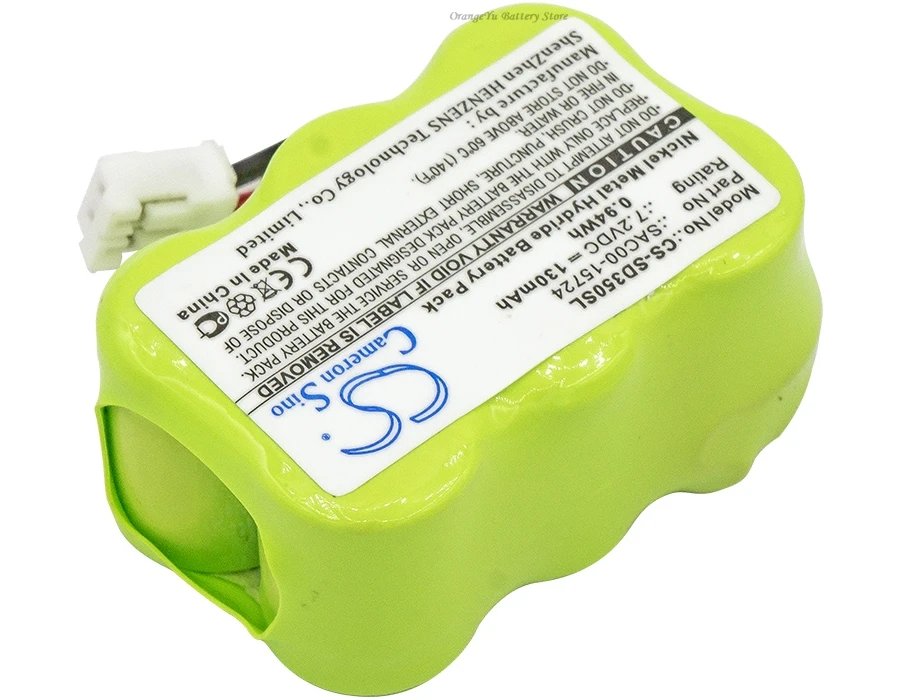 Replacement  7.2V 130mAh Dog Collar Battery SAC00-15724 for SportDog YardTrainer SD-350,SD-400,SD-400S,SD-400 CAMO