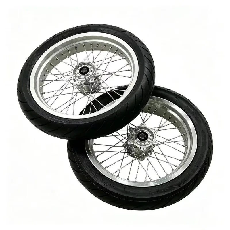 New Dirt Bike Tire Front 100/80-17 Rear 130/70-17 Off-Road Motorcycle Tire Wear Resistant
