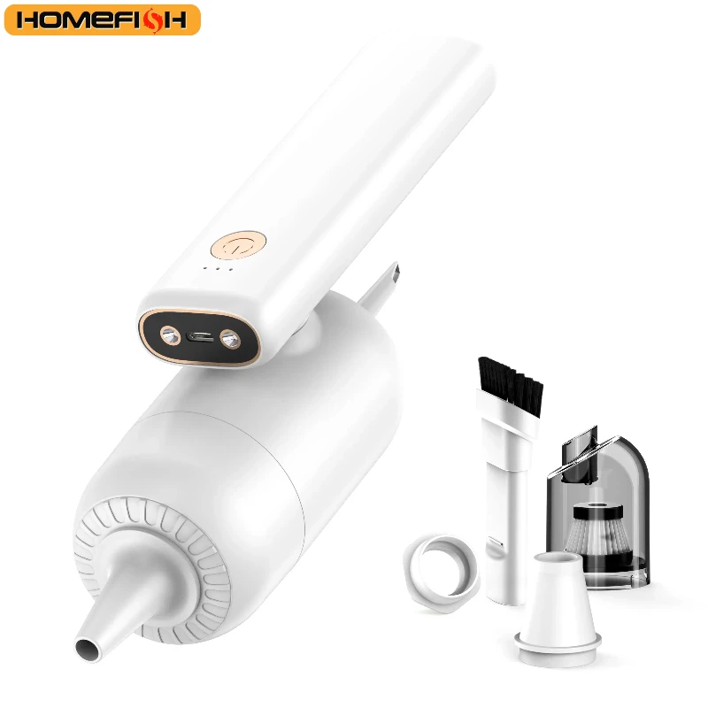 H13 Pro Car Vacuum Cleaner Brushless Motor Outdoor Wireless Foldable Multi-Function LED Suction Power Car Cleaner