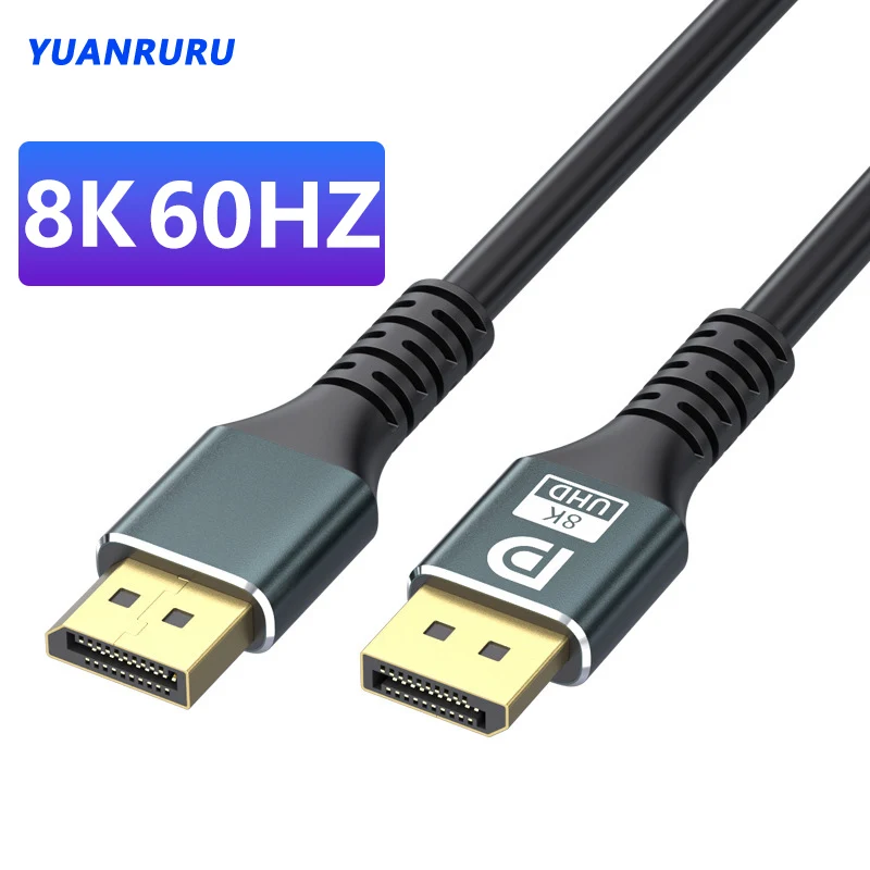 Displayport 1,4 kabel 8k dp kabel 8k 60hz hoch geschwindigkeit hdr video audio kabel für hd tv laptop projektor monitor ps4 ps5