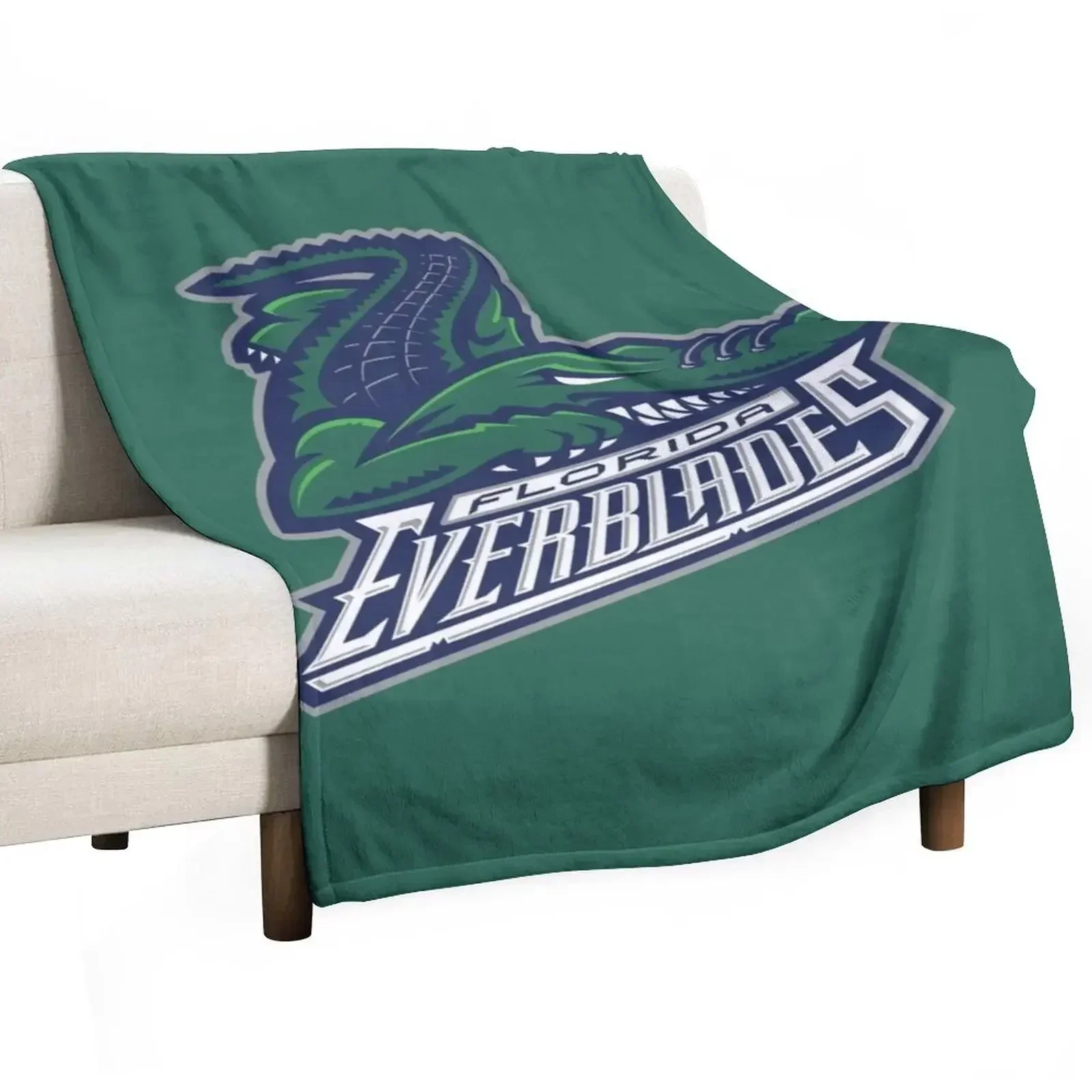 

the Florida Everblades Throw Blanket Hairy Shaggy Blankets