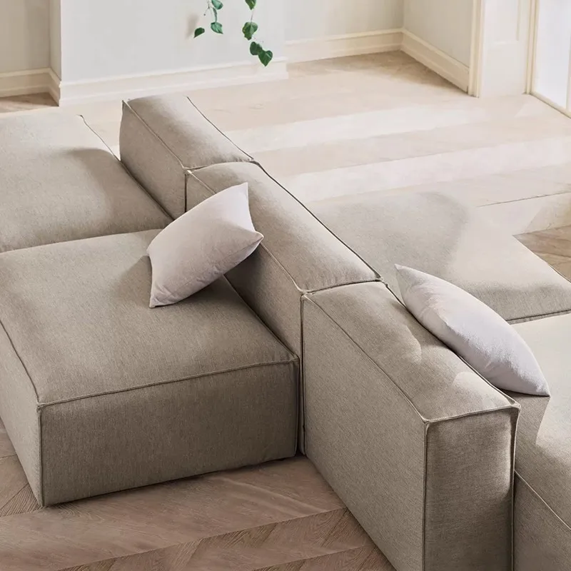 Divano quadrato country americano